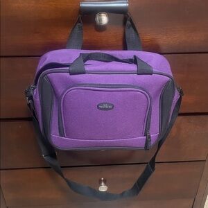 Travelon Violet and Charcoal Carry Bag